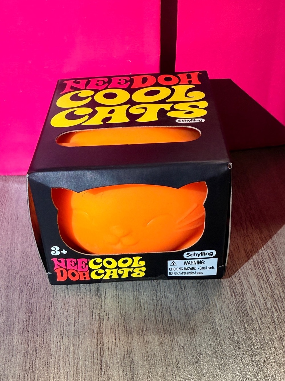 Authentic NeeDoh Cool Cat-Orange